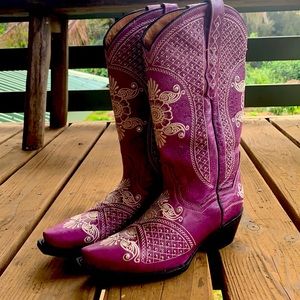 Cowboy Pro western cowgirl riding boots size 8.5 M